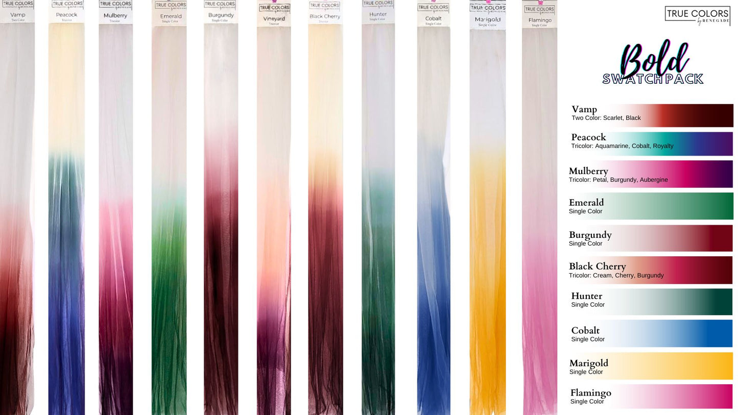 Full Length Swatch Pack for Renegade Dye Affiliates